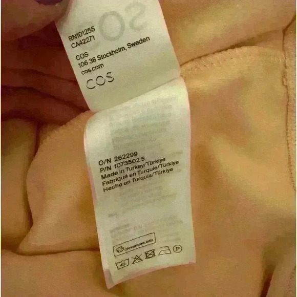 COS cinched waist midi dress - Picture 3 of 4